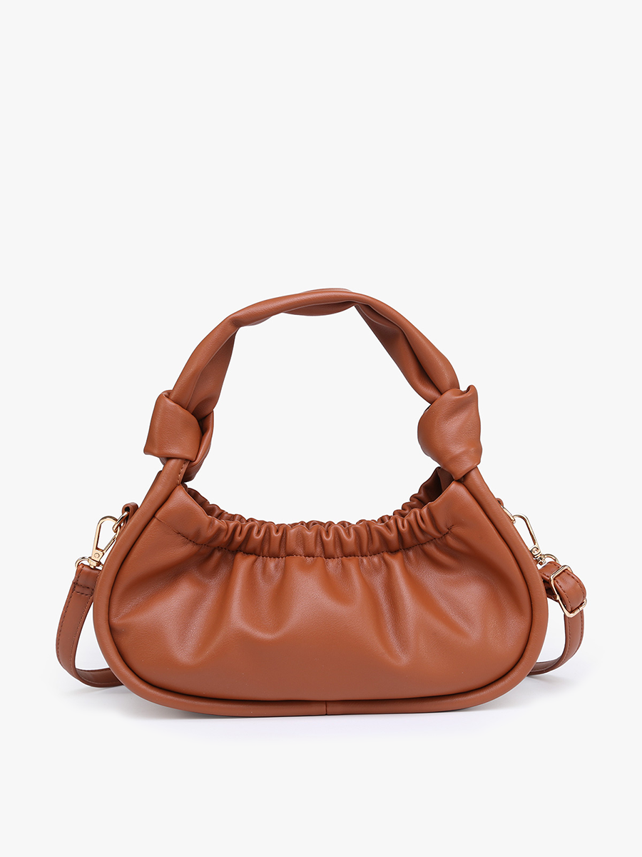 Koi Baguette Shoulder Bag w/ Knotted Handles