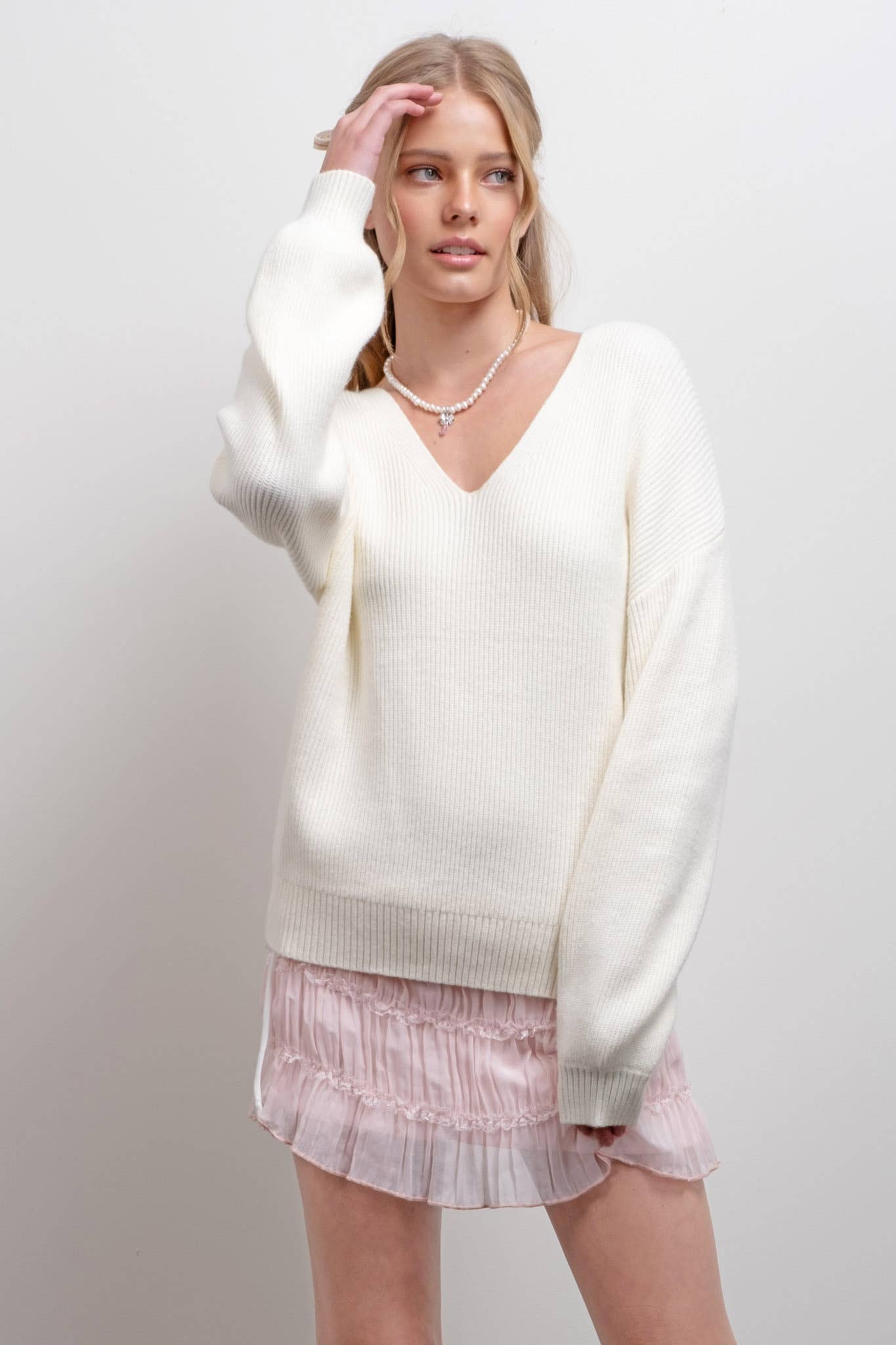 Back Bow Sweater