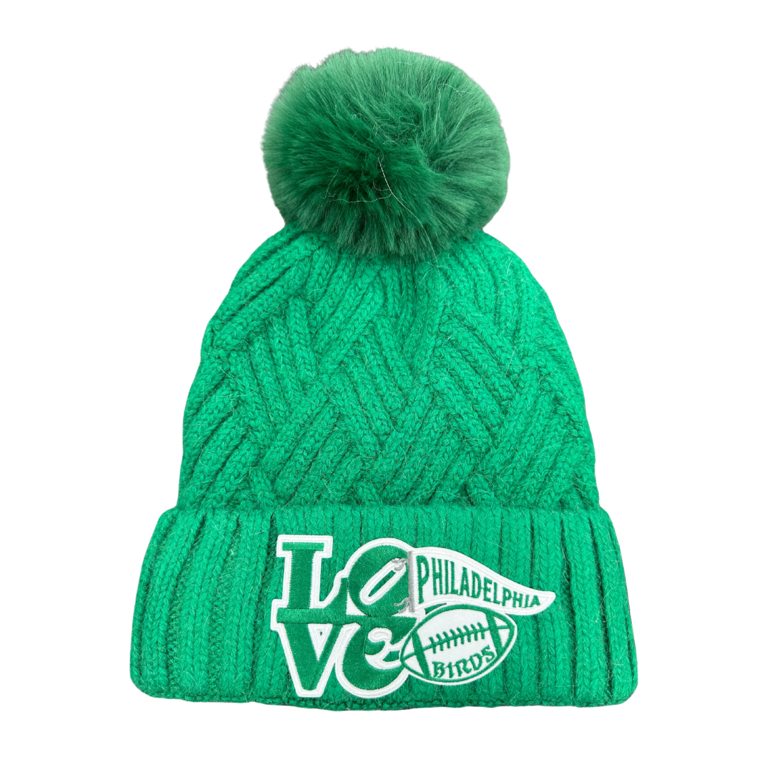 LOVE beanie-green