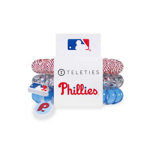 Spiral Hair Coils | Large | Philadelphia Phillies Hair Ties