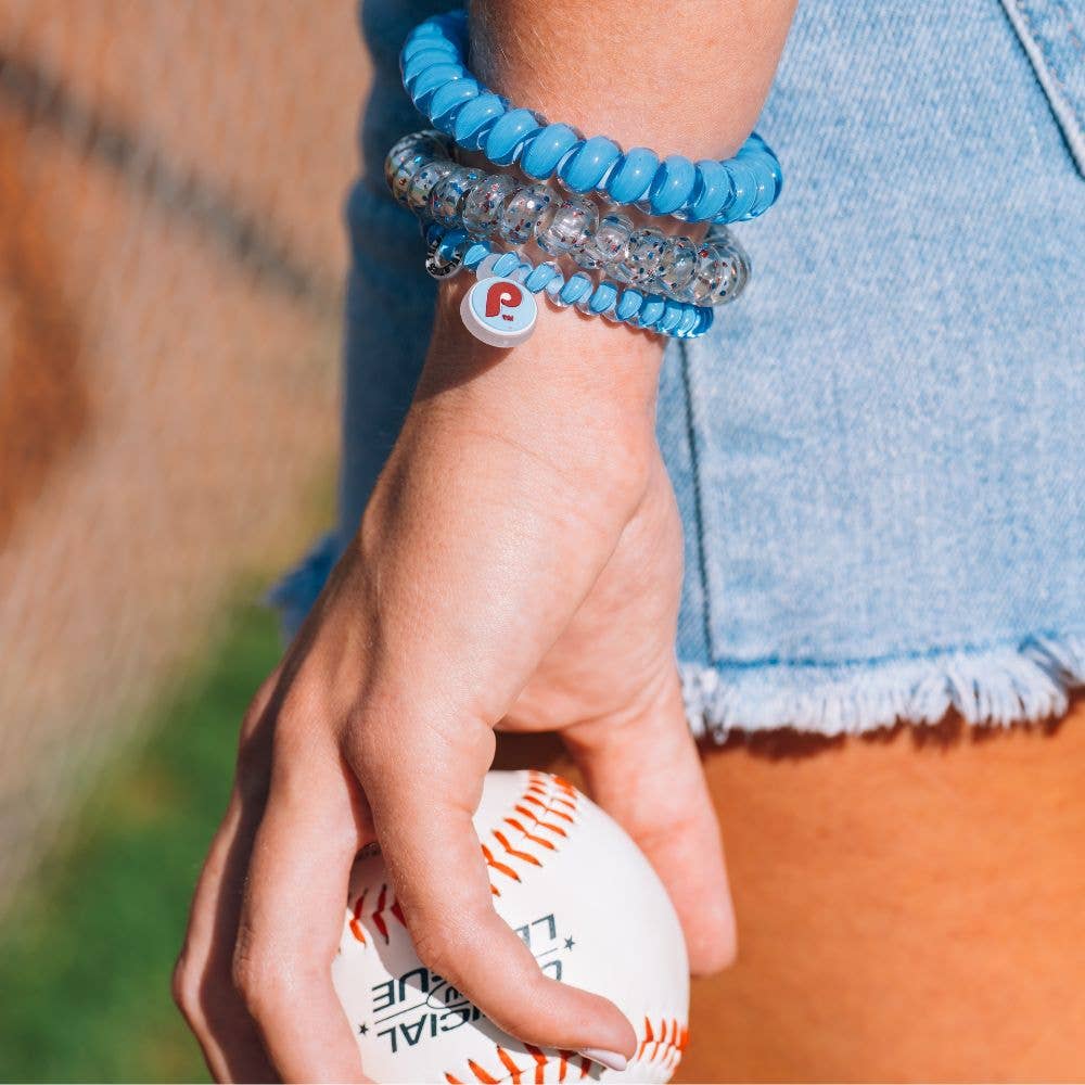 Spiral Hair Coils | Small | Philadelphia Phillies Hair Ties