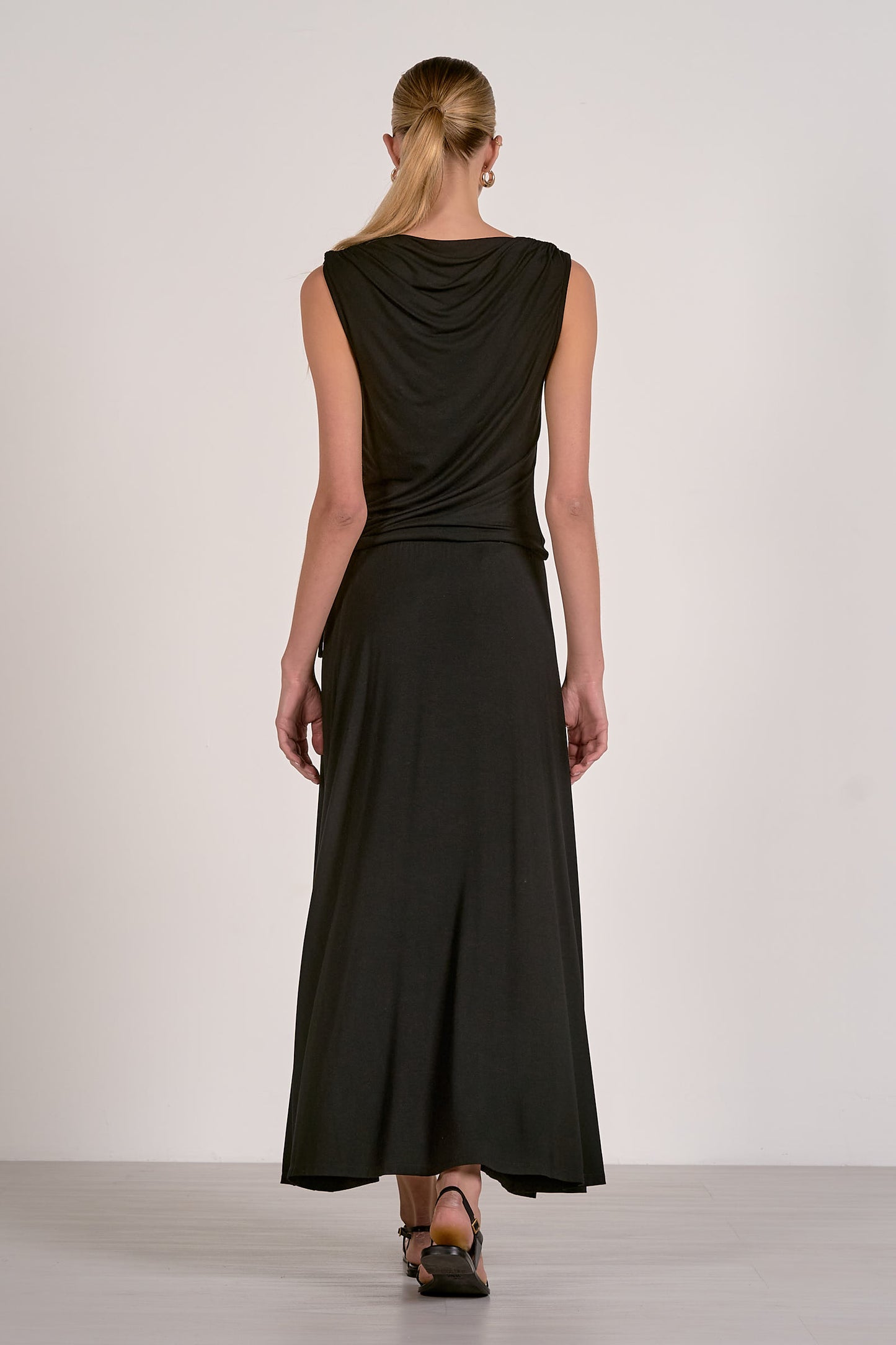 Cap Sleeve Drape Top