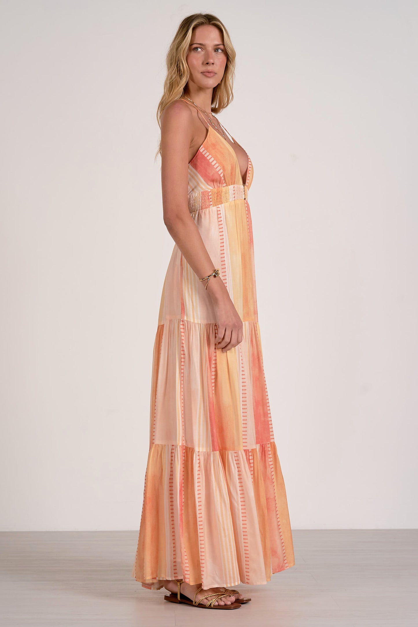 Coral Strove Dress