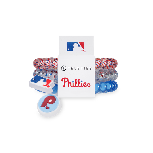 Spiral Hair Coils | Small | Philadelphia Phillies Hair Ties