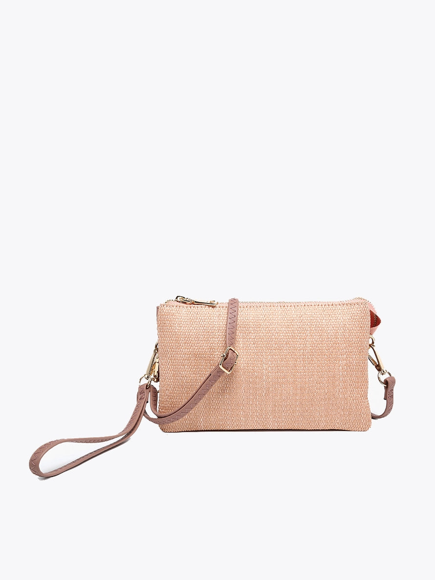Riley Micro Straw Crossbody/Wristlet