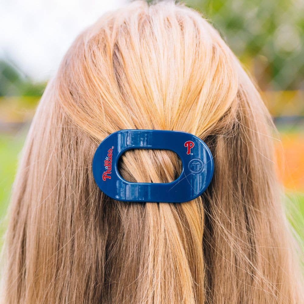 Flat Round Hair Clip | Small | Philadelphia Phillies