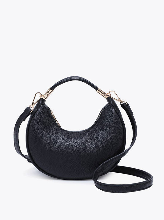 Baghdad Half-Moon Crossbody w/ Convertible Snap