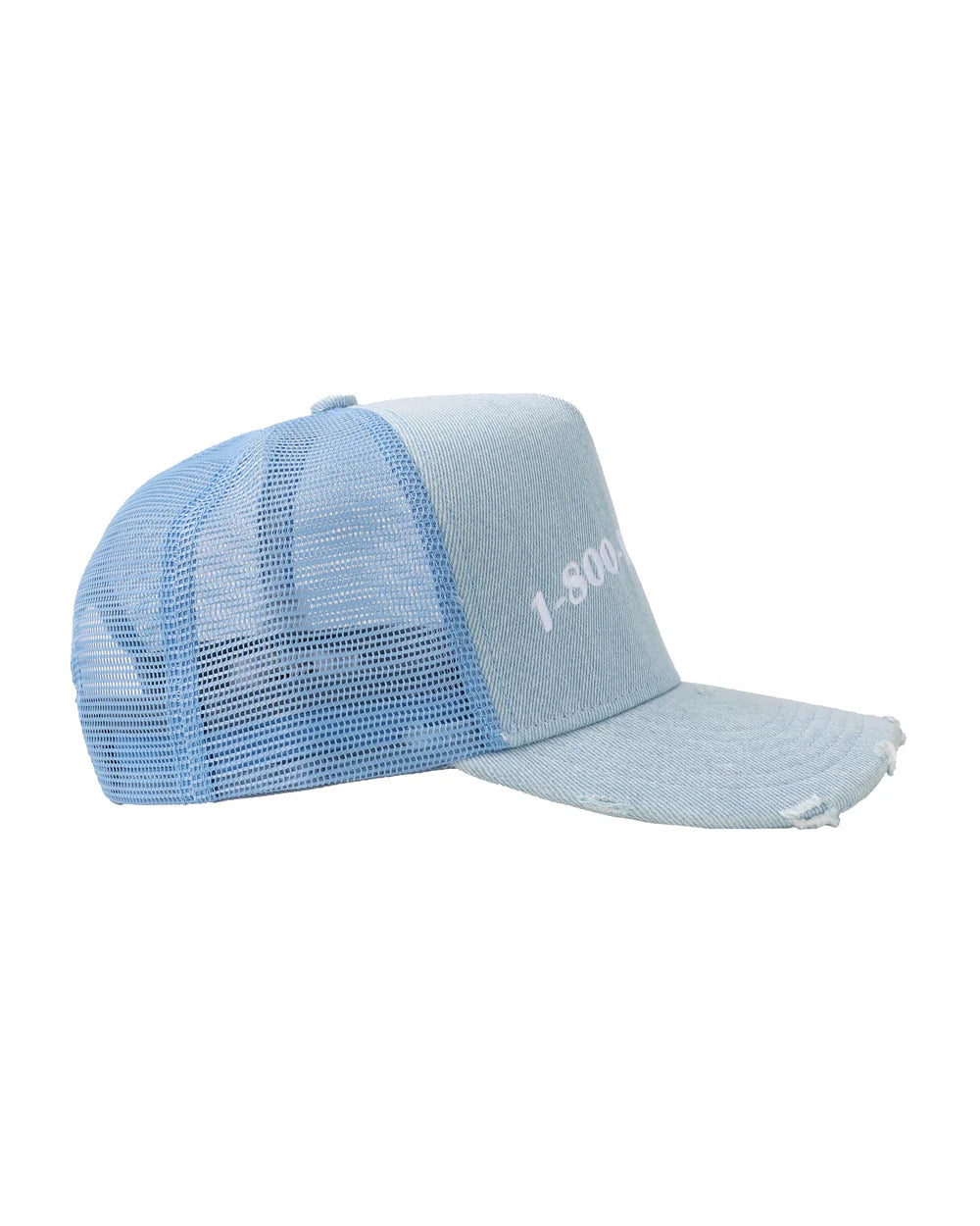 Denim 1-800 Heart Trucker Hat