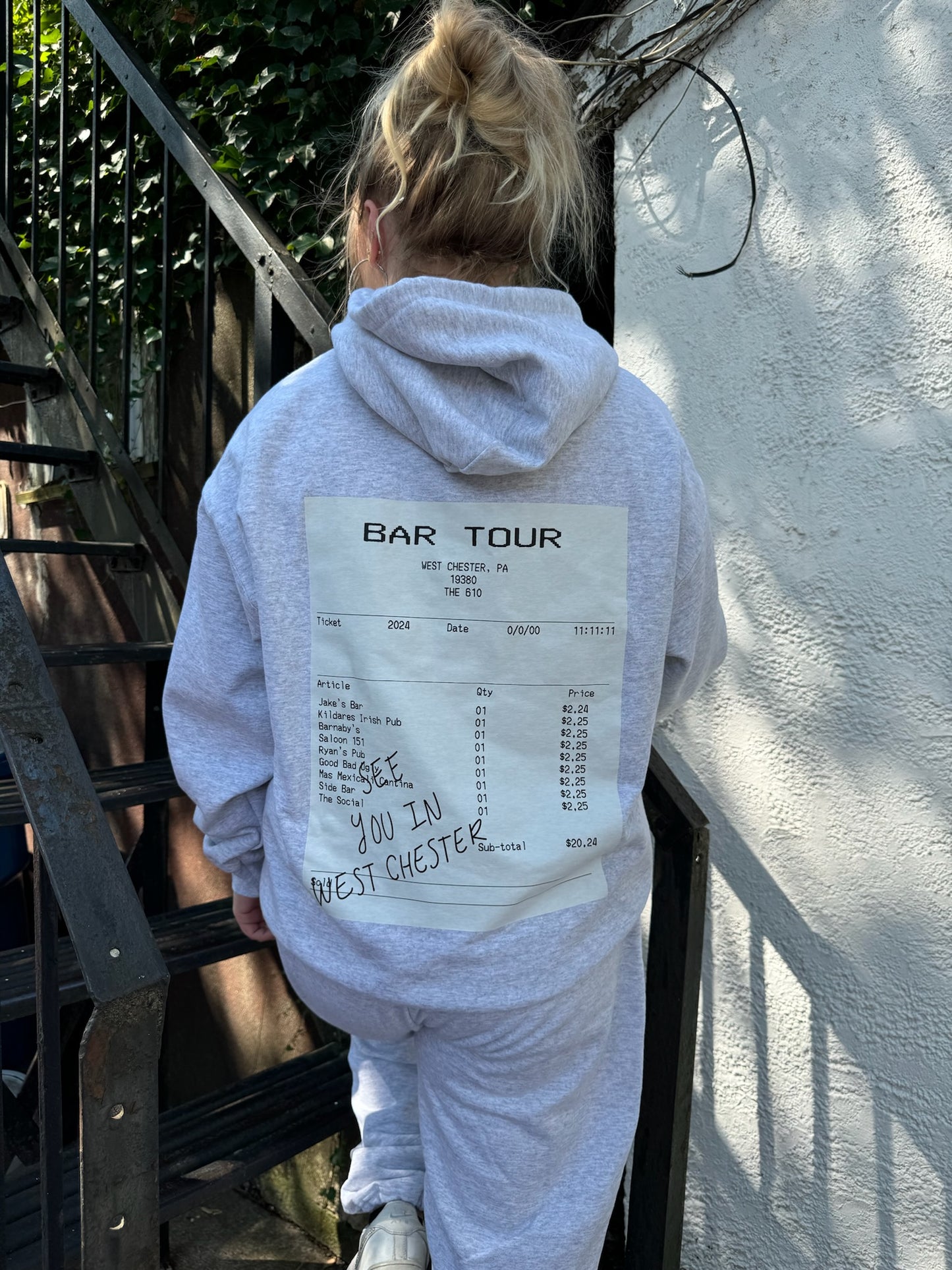 West Chester Bar Tour Hoodie 2025