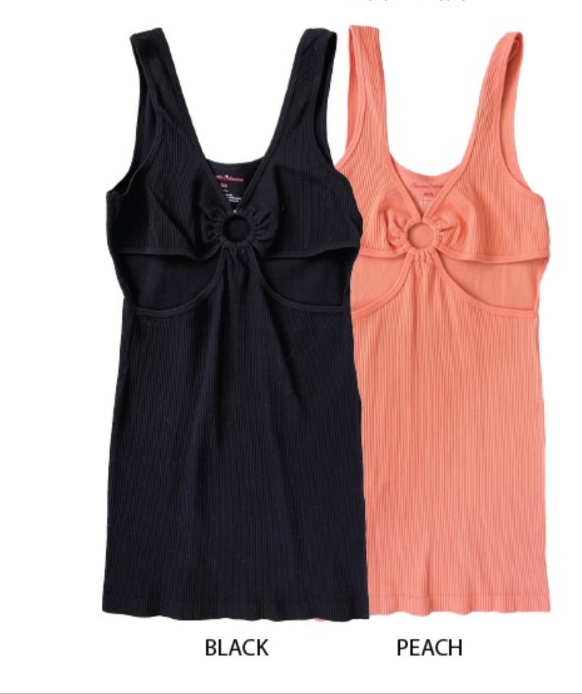 Seamless O-Ring Front Dress
