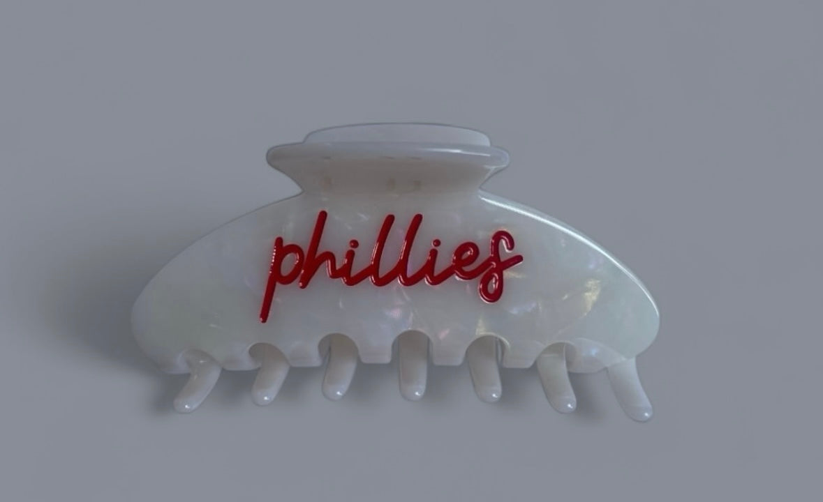 Philadelphia Eagles and Phillies Claw Clips