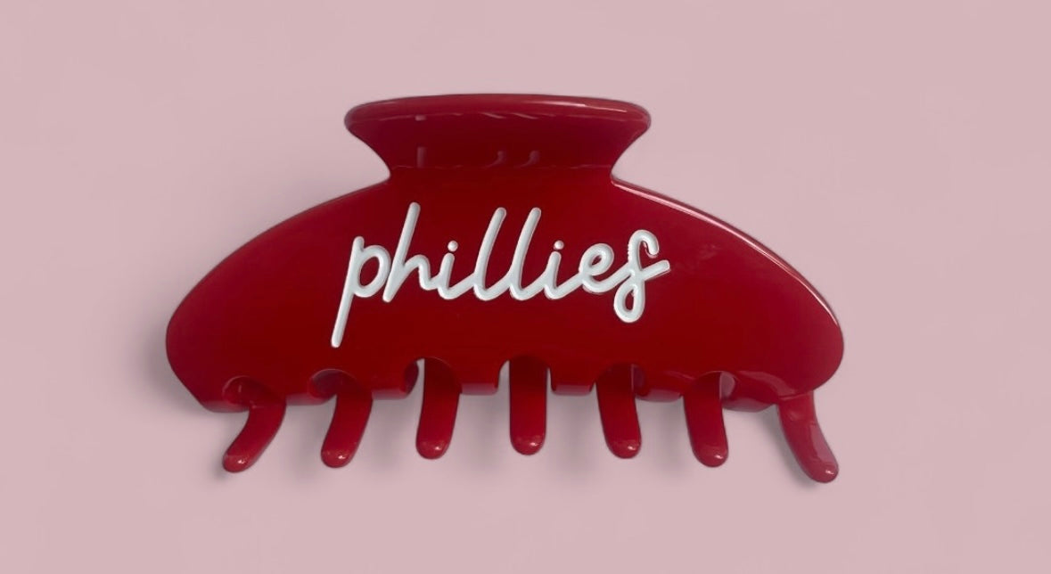 Philadelphia Eagles and Phillies Claw Clips