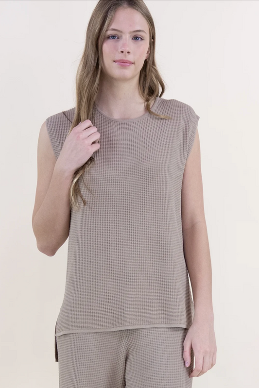 Kai Waffle Knit Top