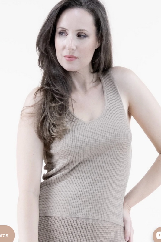 Isla Knit Crop Tank Top