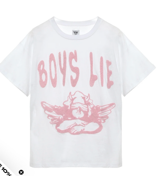 Boys Lie - In Denial V2 Boyfriend Tee