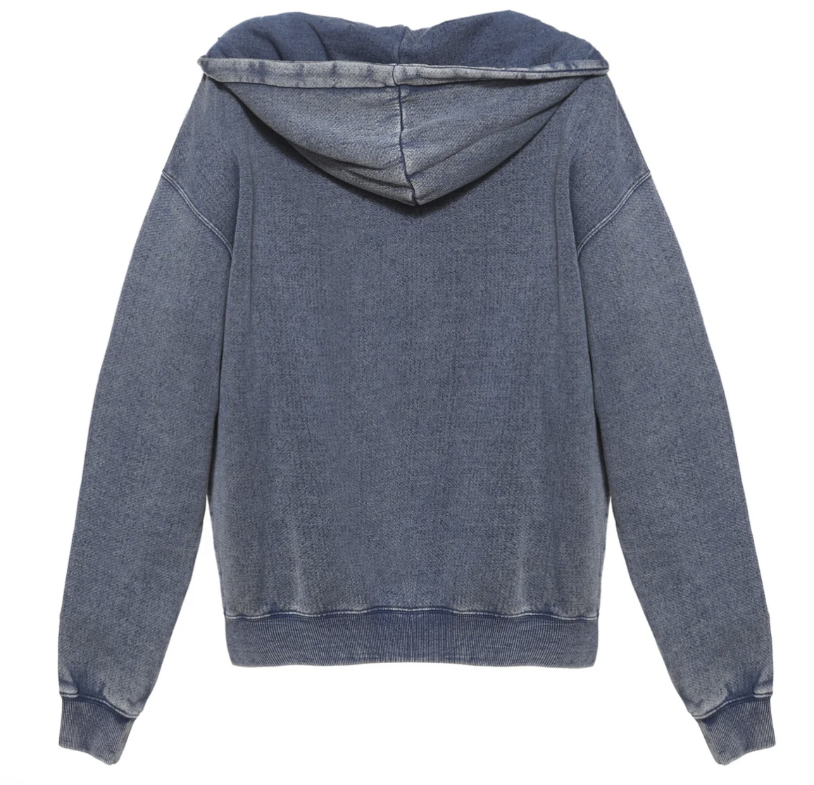 BLUE STITCH ME UP RACER HOODIE