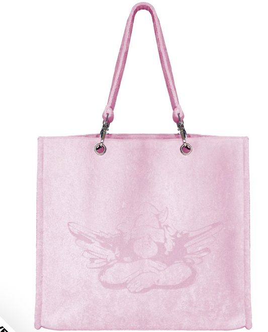 VY LEAGUE PINK TERRY TOTE