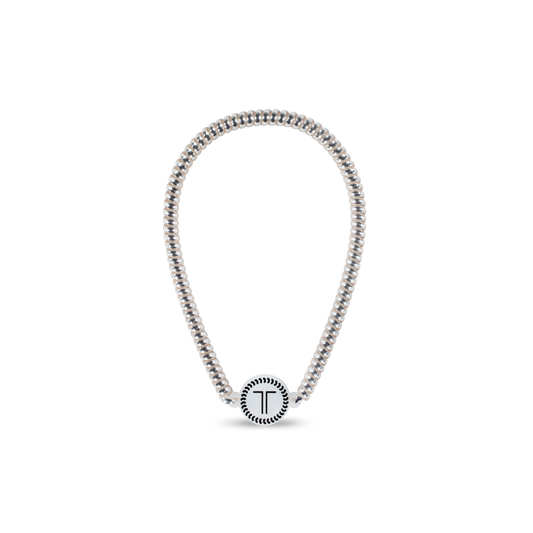 Spiral Hair Coil Headband | Platinum