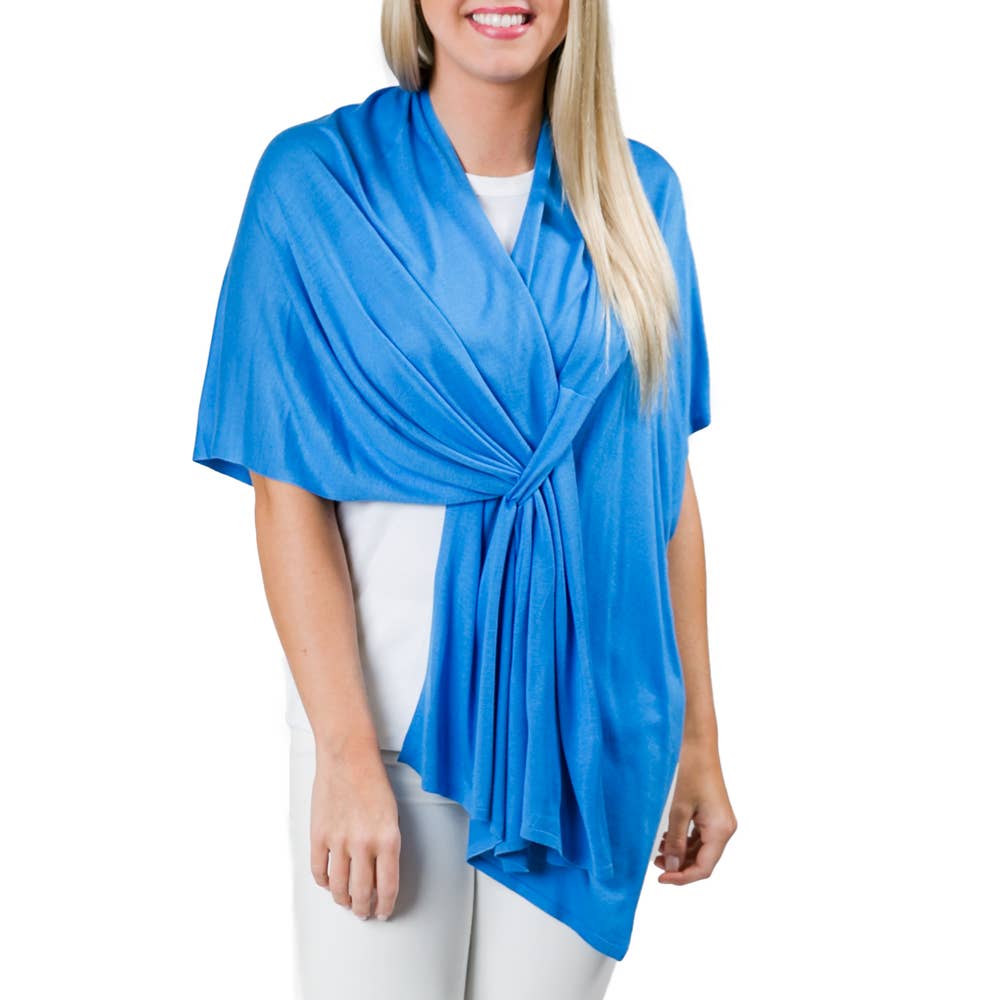 Kaylie Keyhole Knit Lightweight Wrap