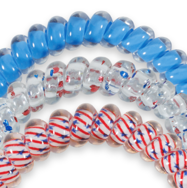 Spiral Hair Coils | Small | Philadelphia Phillies Hair Ties