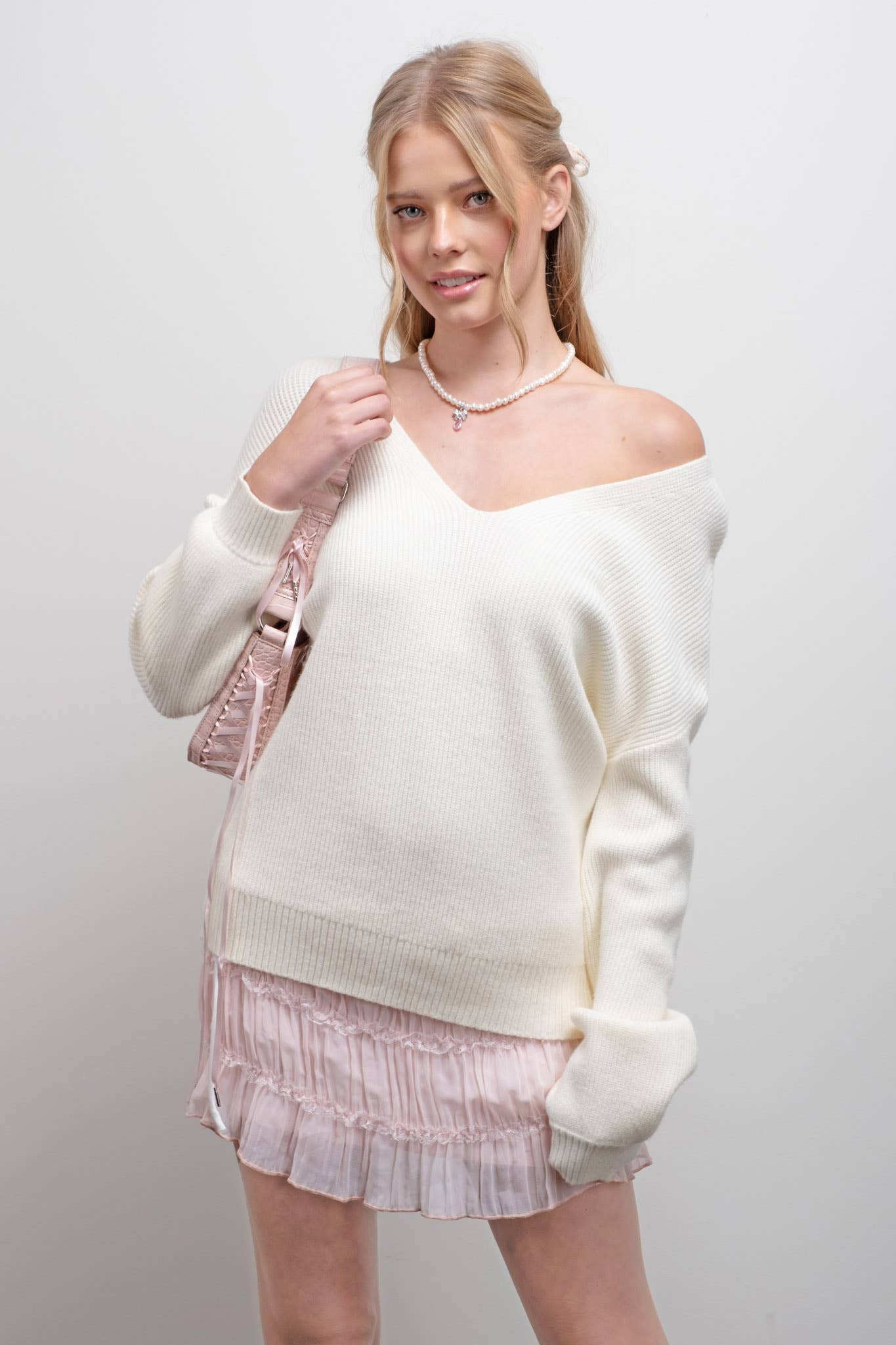 Back Bow Sweater
