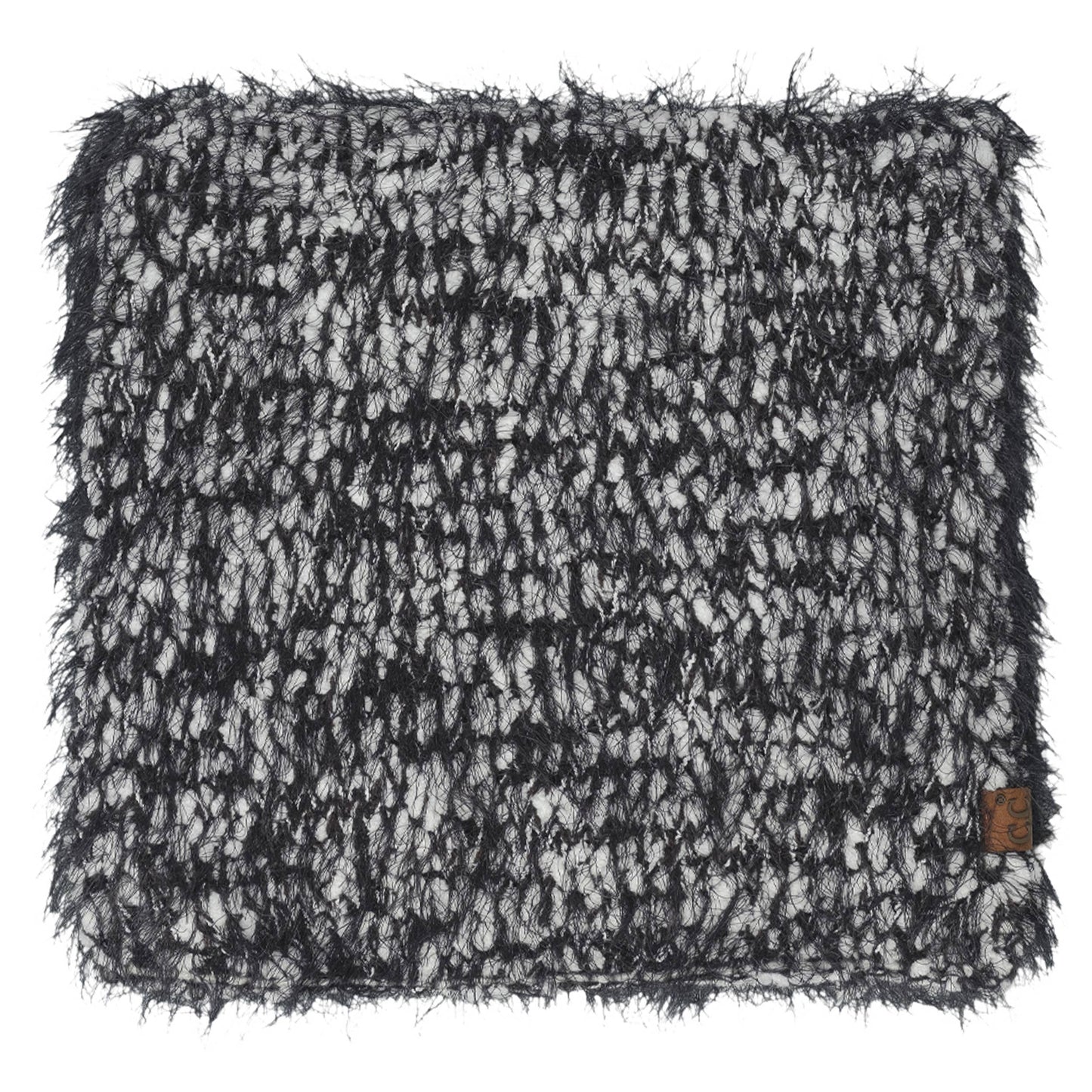 C.C Boucle Knit Oblong Winter Scarf