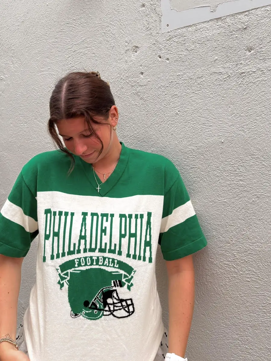 Philadelphia Eagles Football Heavy Weight T-Shirt