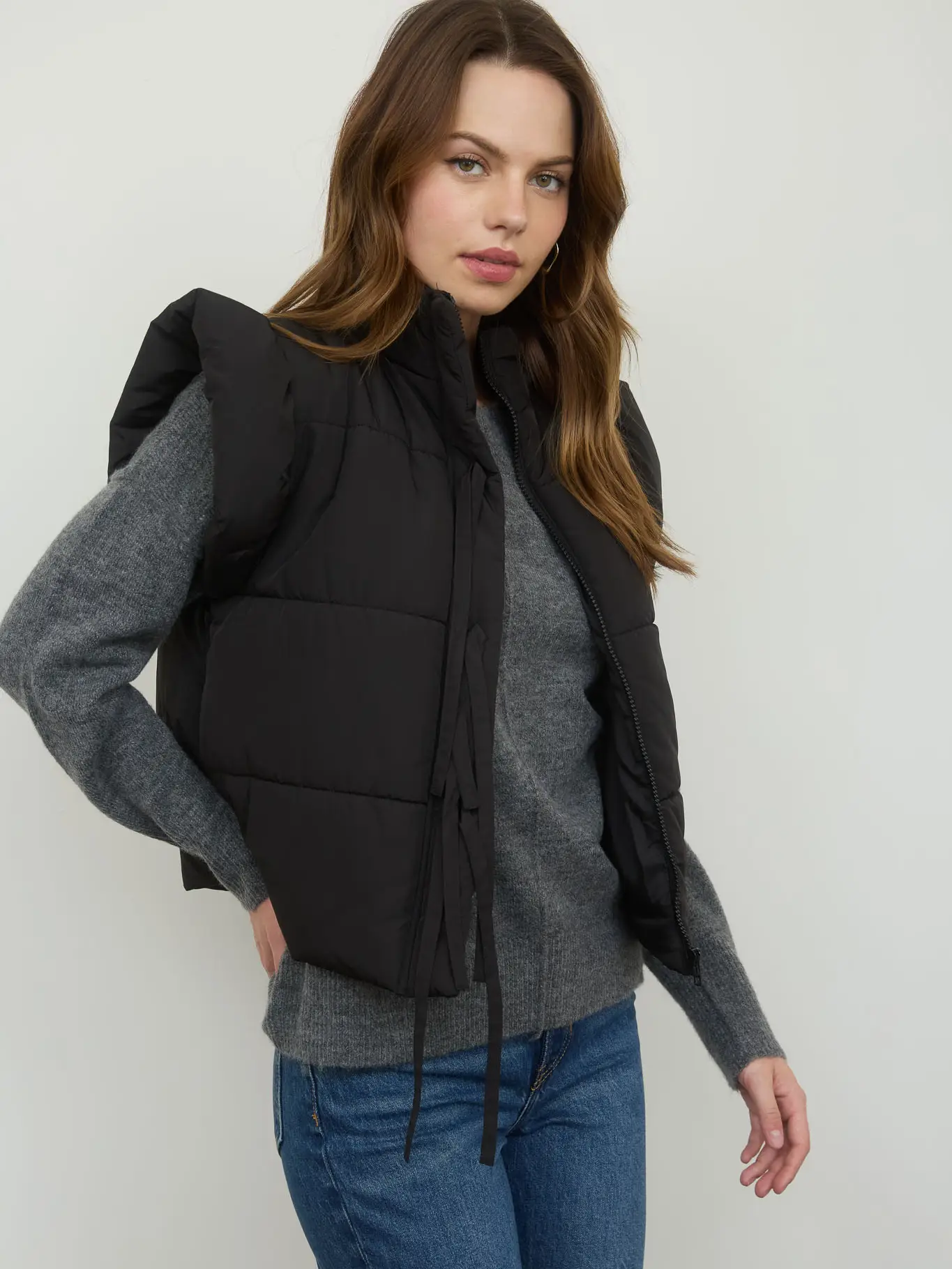 Flutter Puffer Vest