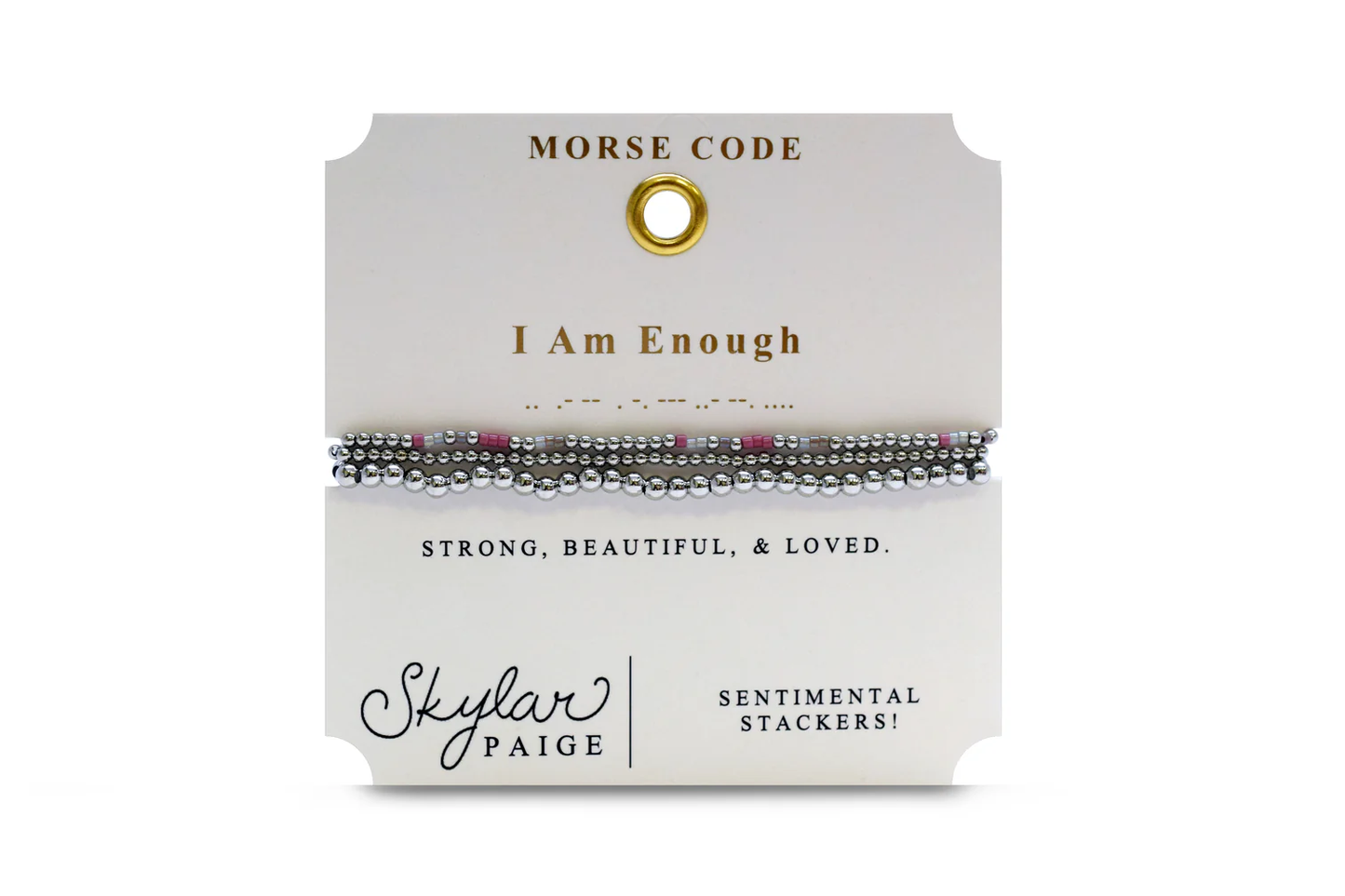 I AM ENOUGH- Sentimental Stackers