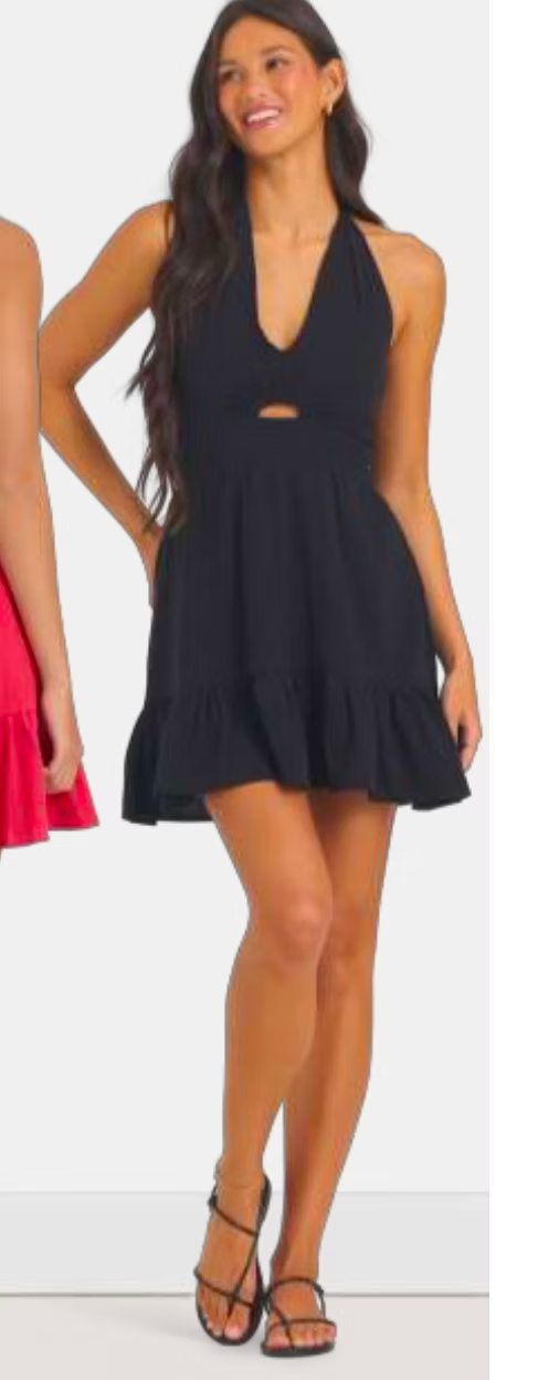 Black Halter Dress