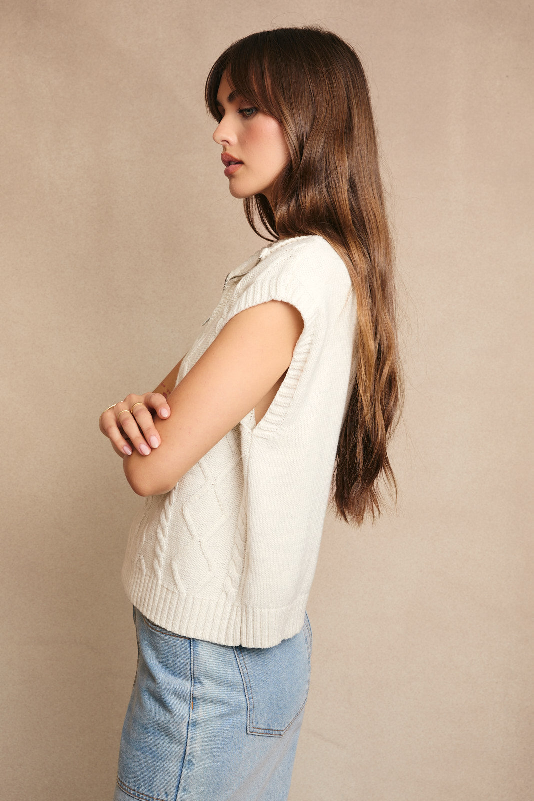 Irene Cable Sweater