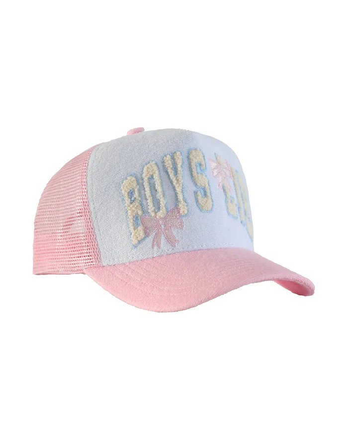 BOYS LIE BOWS TRUCKER HAT