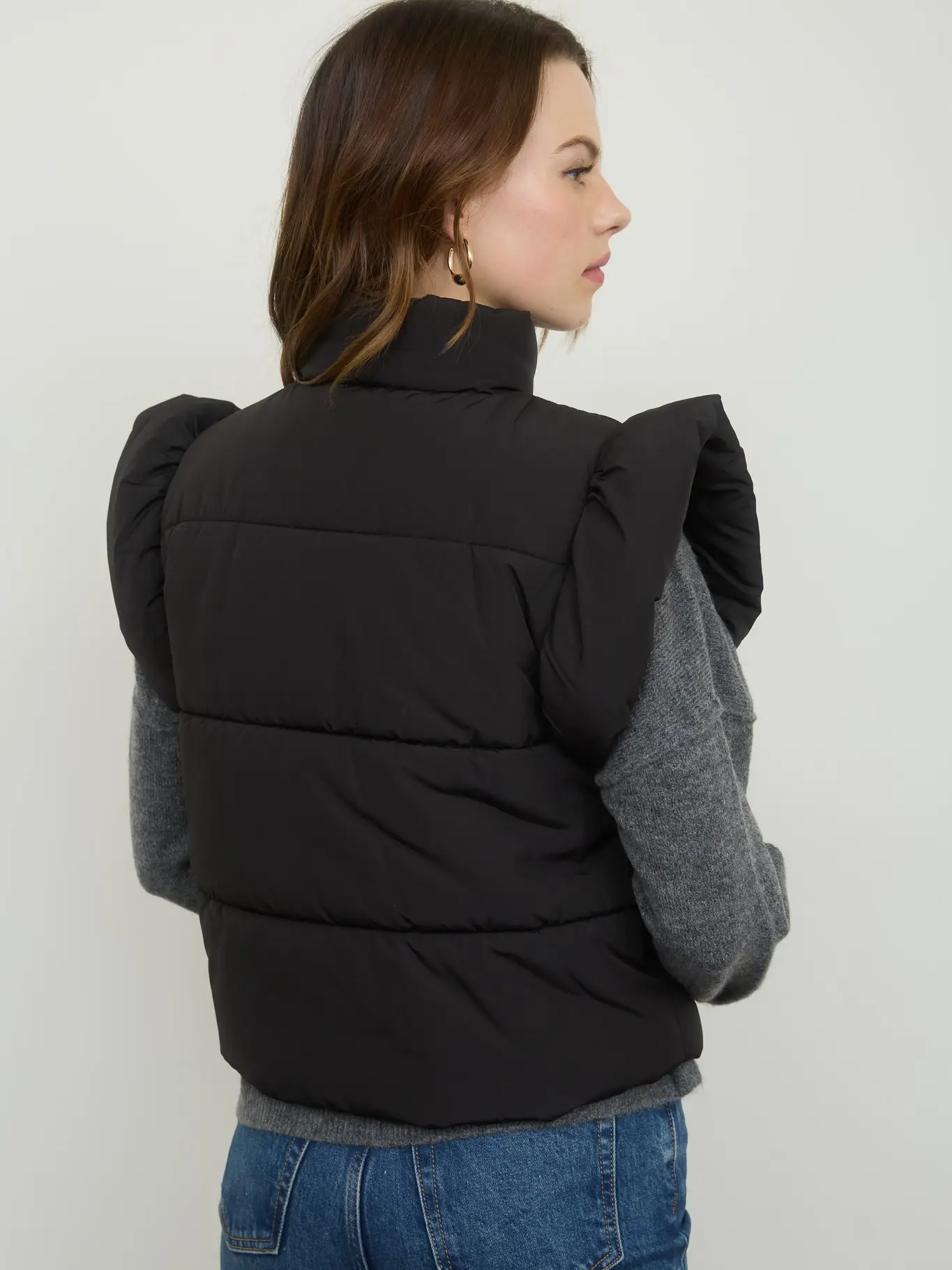 Flutter Puffer Vest