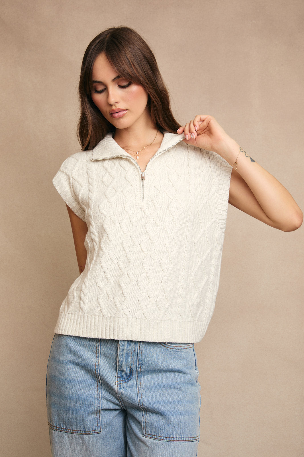 Irene Cable Sweater