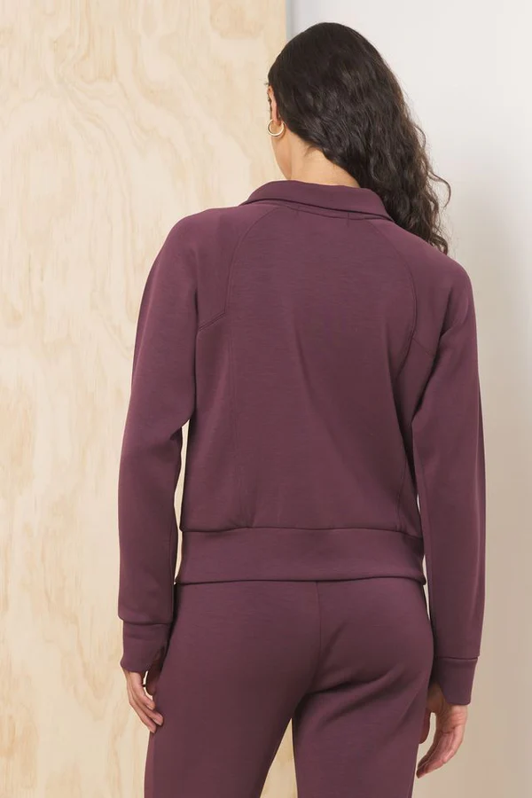 Cloud Fleece Merlot Pullover
