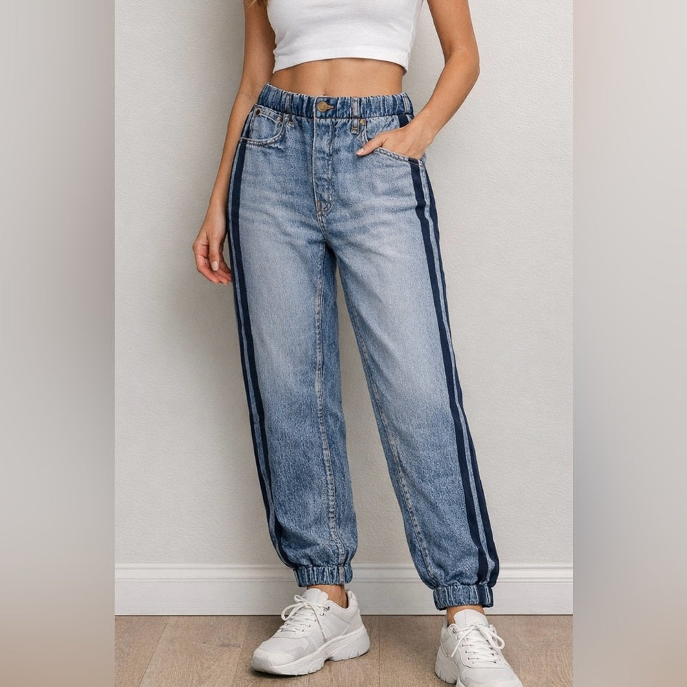 Denim Fleece Jogger