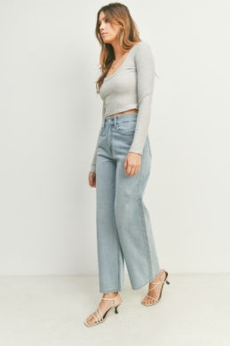 Slouchy Wide Leg Denim