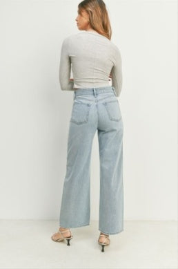 Slouchy Wide Leg Denim