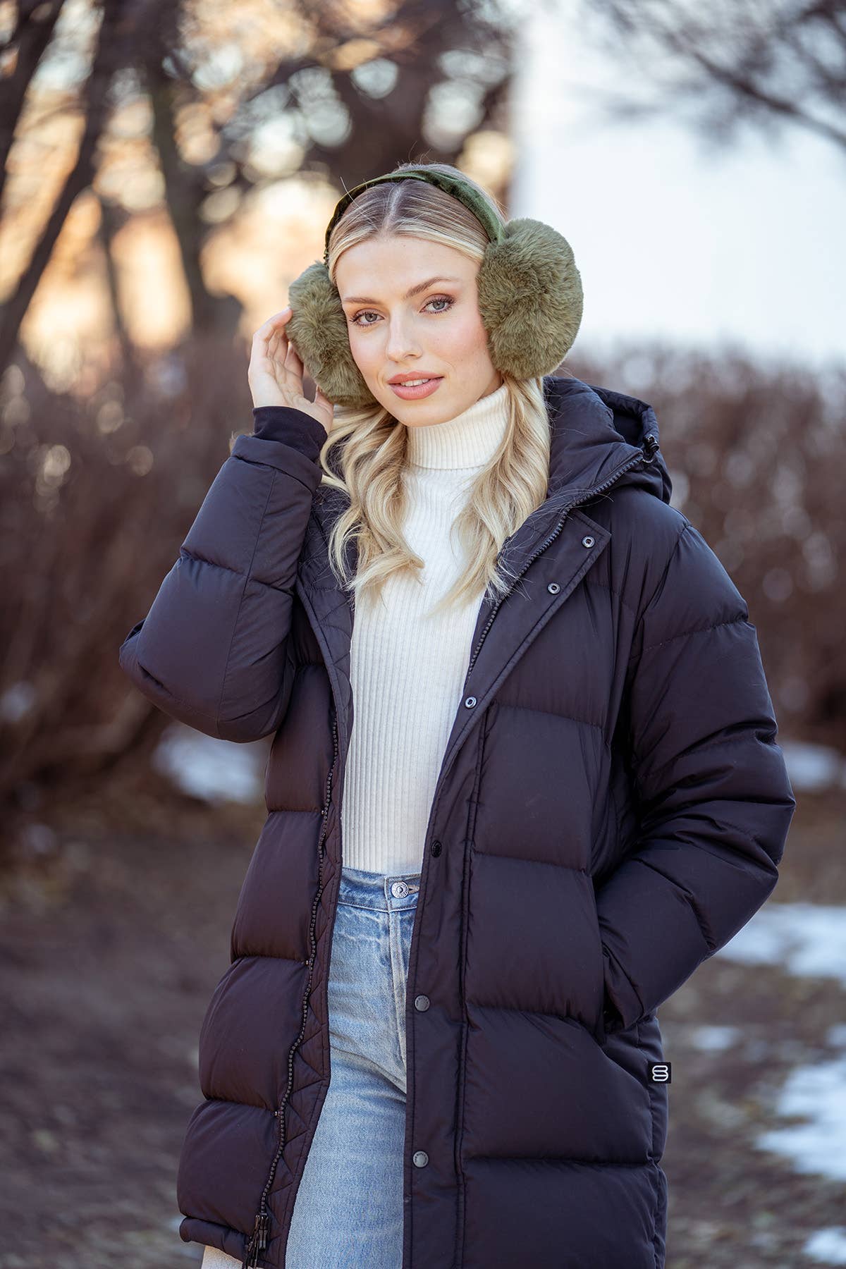 Britt's Knits Aspen Earmuffs Open Stock
