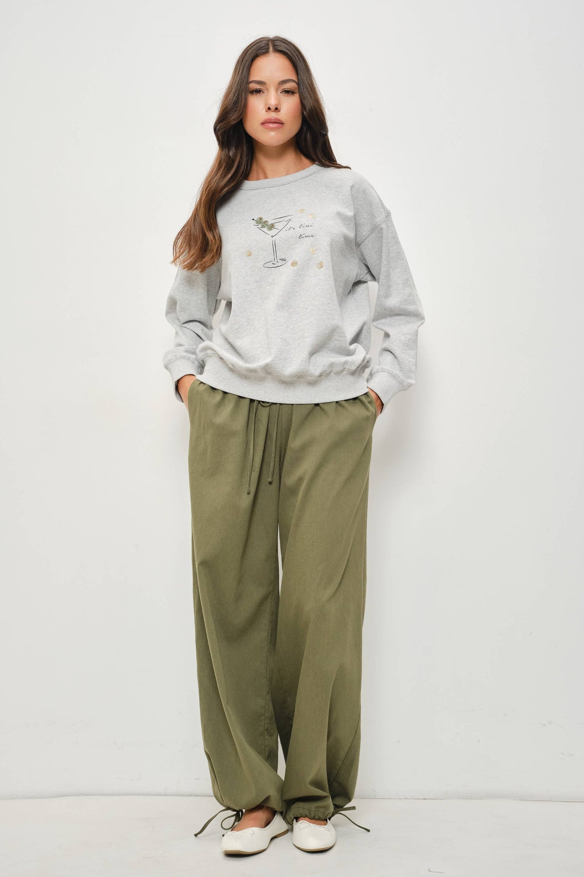 TINI TIME CREWNECK SWEATSHIRT