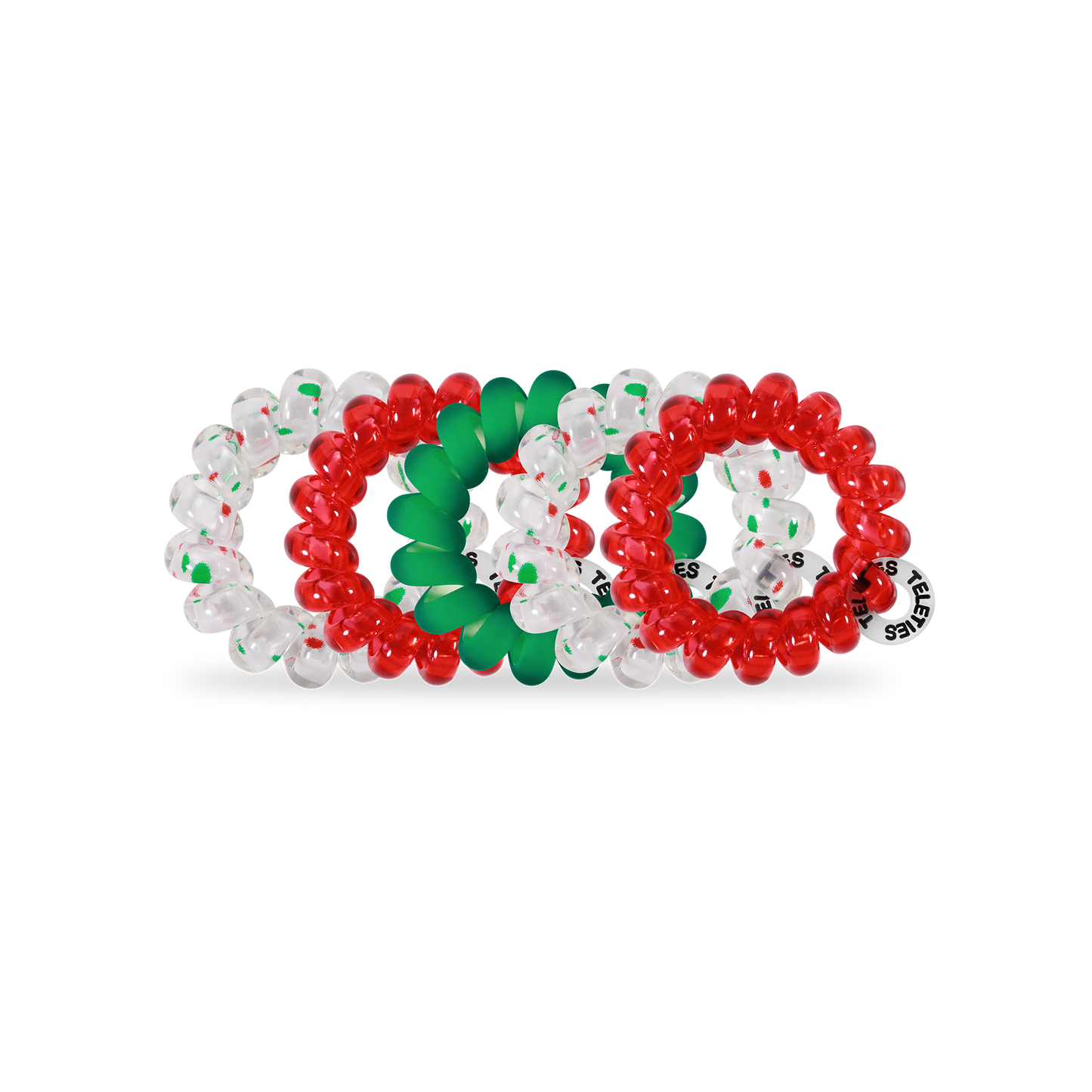 Spiral Hair Coils | Tiny | Seasons Greetings Hair Ties