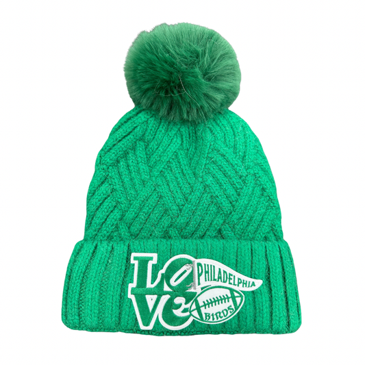LOVE beanie-green