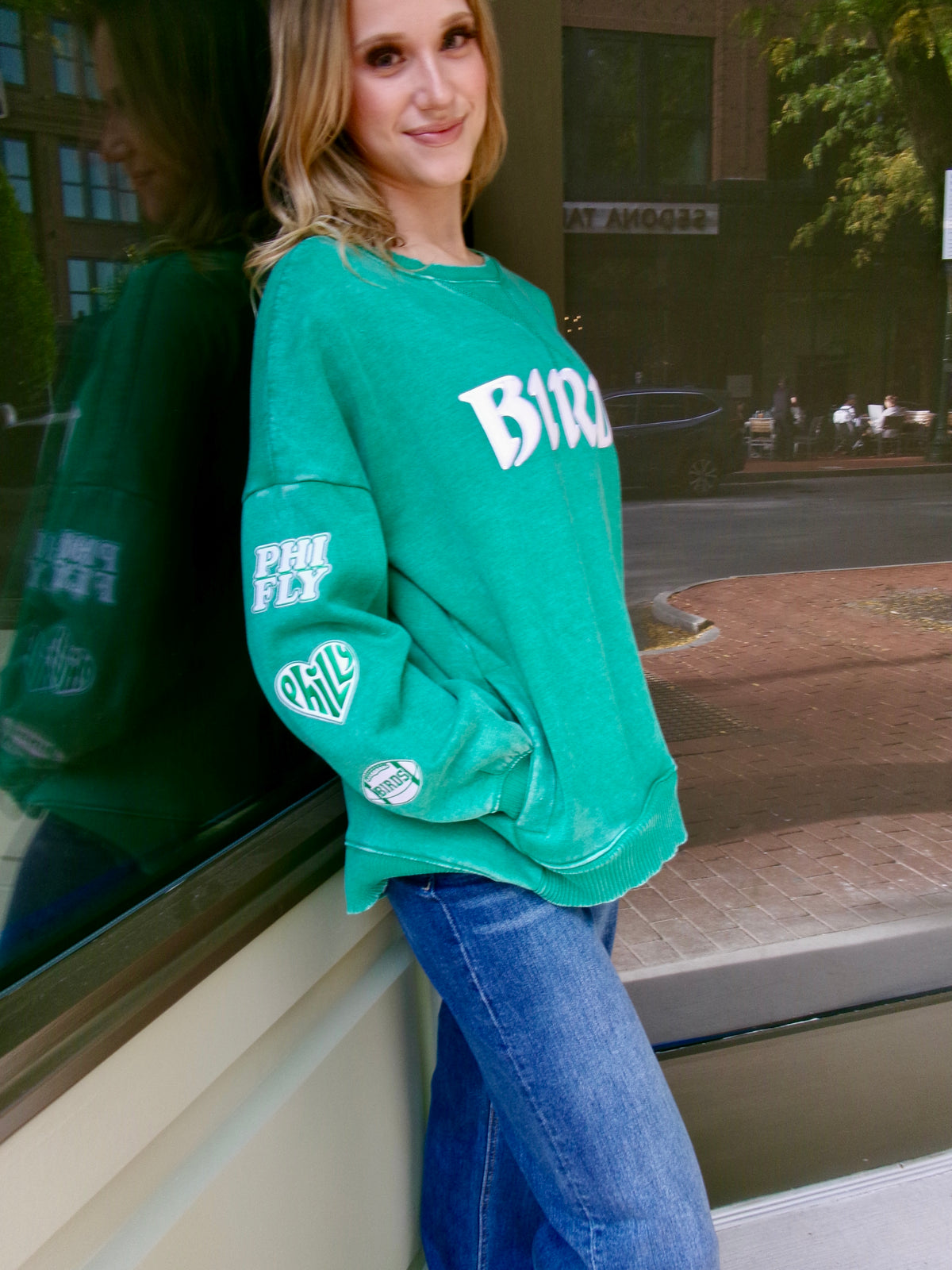 BIRDS Patch Sweatshirt