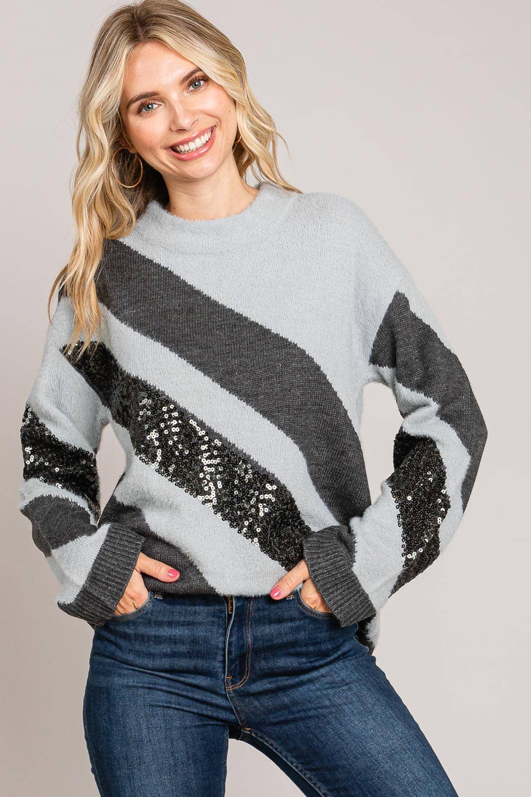 Sharon Sequin Sweater