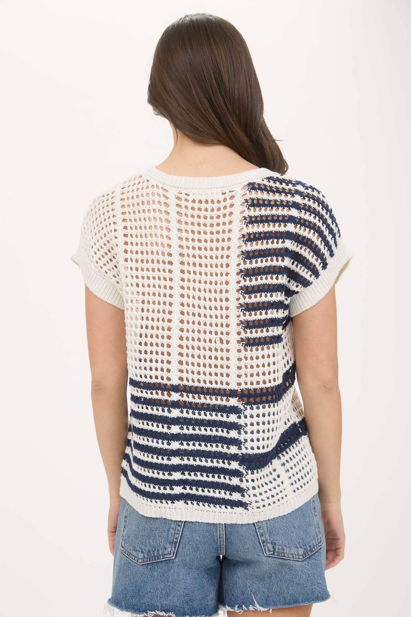 Crochet Knit Top