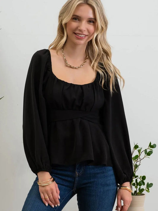 Caroline Tie Blouse