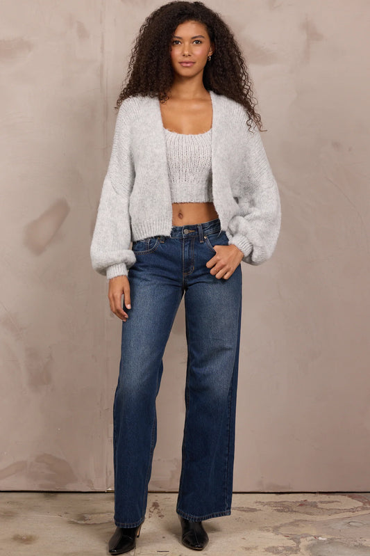 Grey Fuzzy Tank