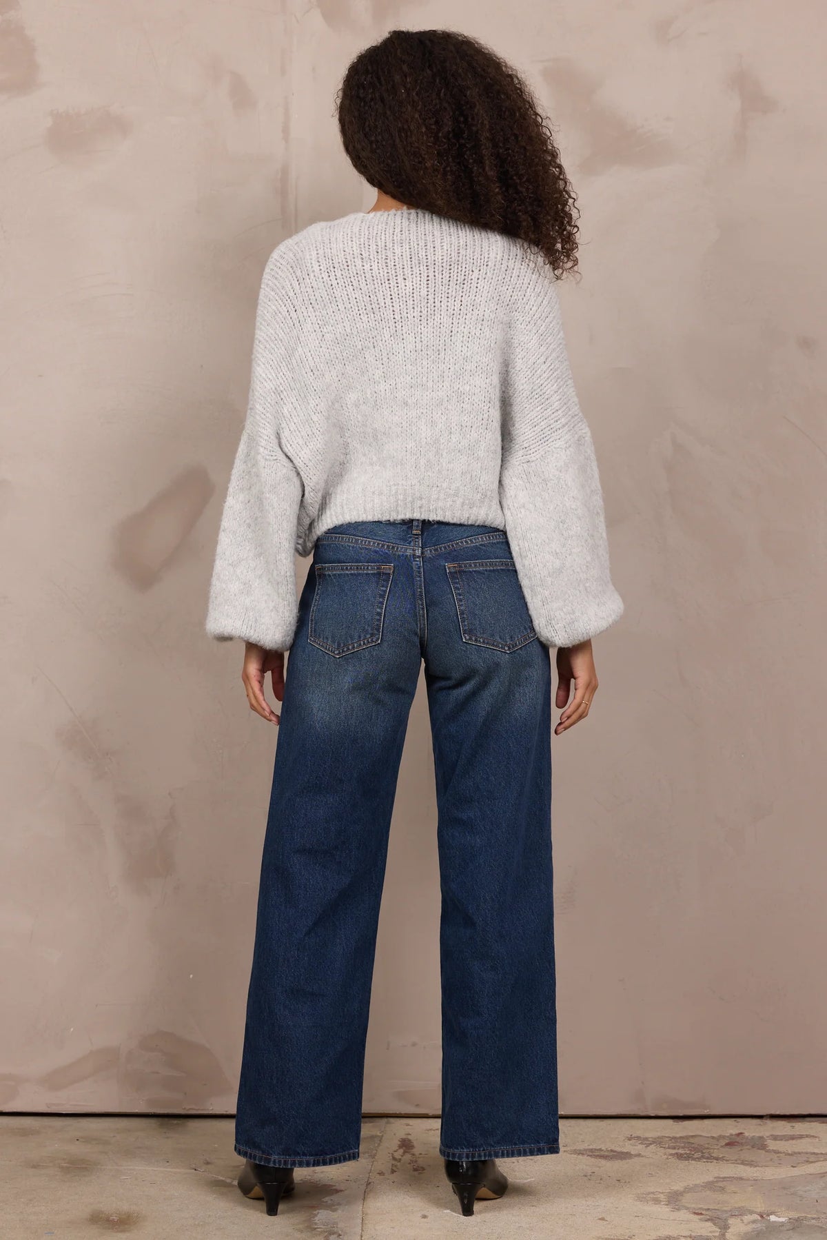 Grey Fuzzy Cardigan