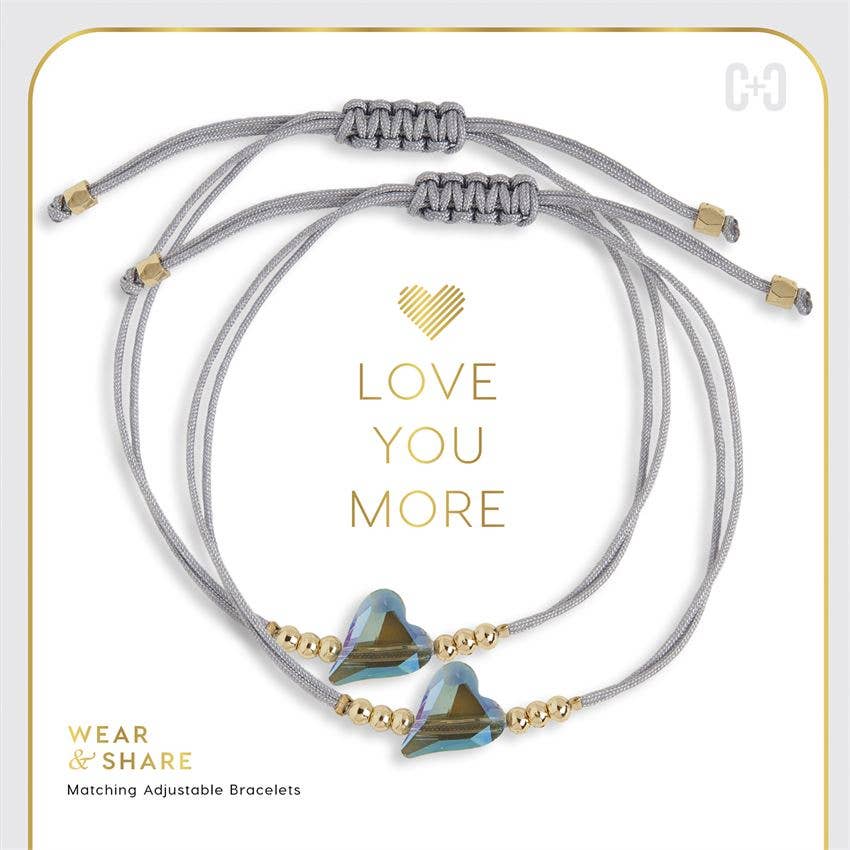 Love You More Wear + Share Bracelet Set