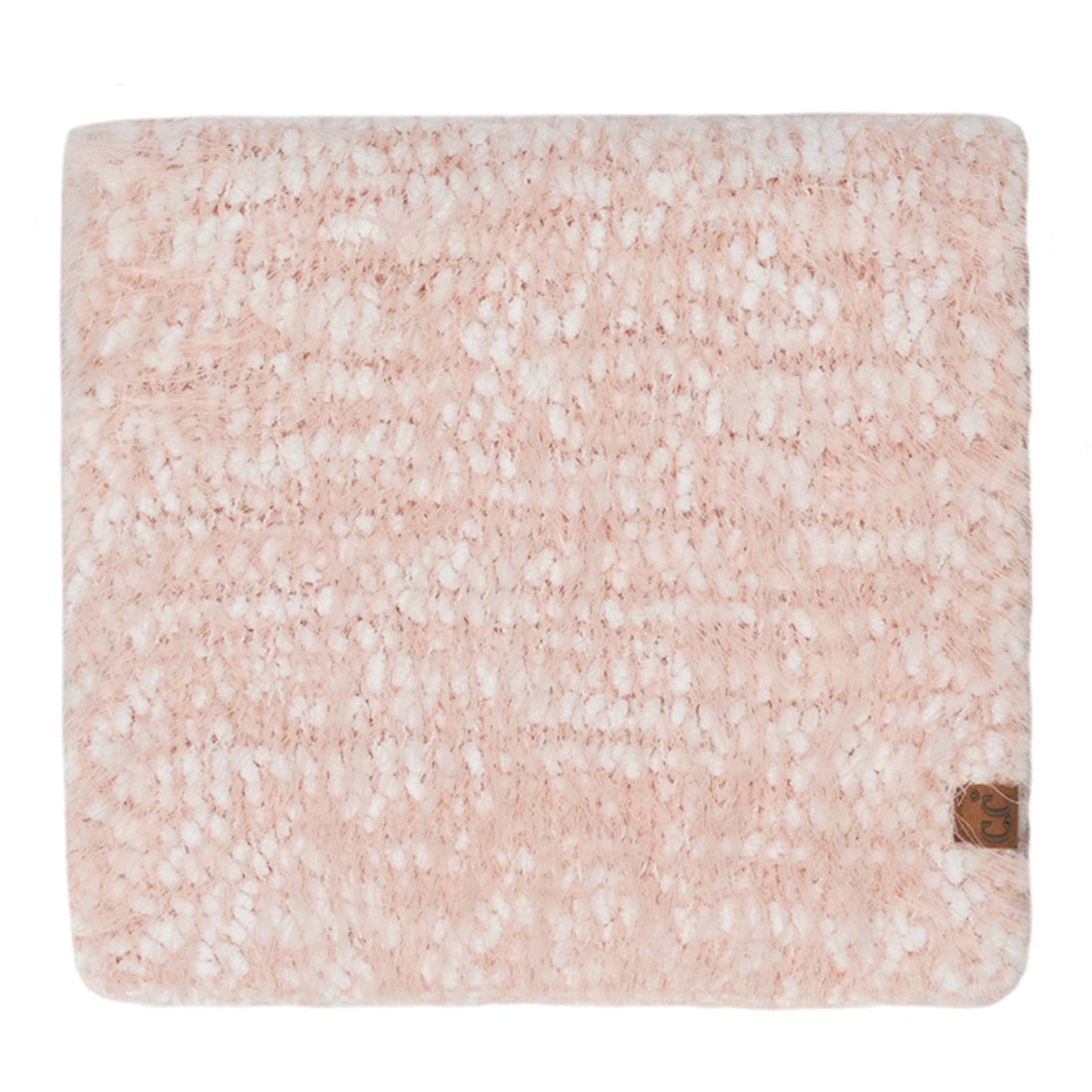 C.C Boucle Knit Oblong Winter Scarf